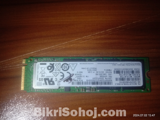 SAMSUNG 1TB M.2 NVME SSD